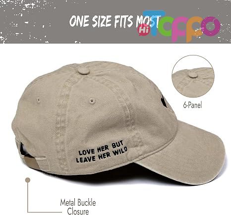 Embroidered Brushed Cotton Women’s Baseball Hat