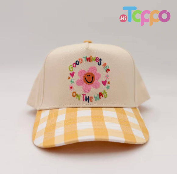 Custom Checkered Brim with Embroidery LOGO Baseball Caps