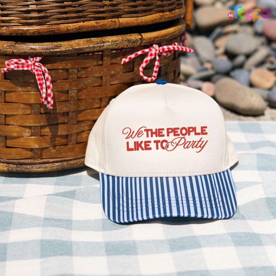 USA Independence Day Trucker Hat Freedom Embroidered Hats