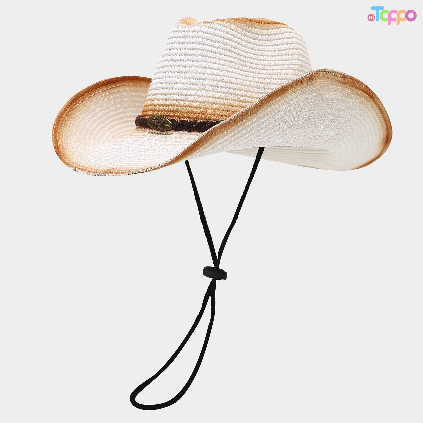 Spring Summer Wide Brim Shapeable Cowboy Straw Hat