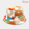 Women’s Creative Rainbow Print Bucket Hat Autumn & Winter Fashion Outdoor Hat