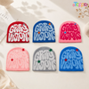 Letter Jacquard Knitted Beanie Hat for Men & Women
