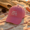Custom Mother's Day Washed Vintage Baseball Caps with Embroidery LOGO