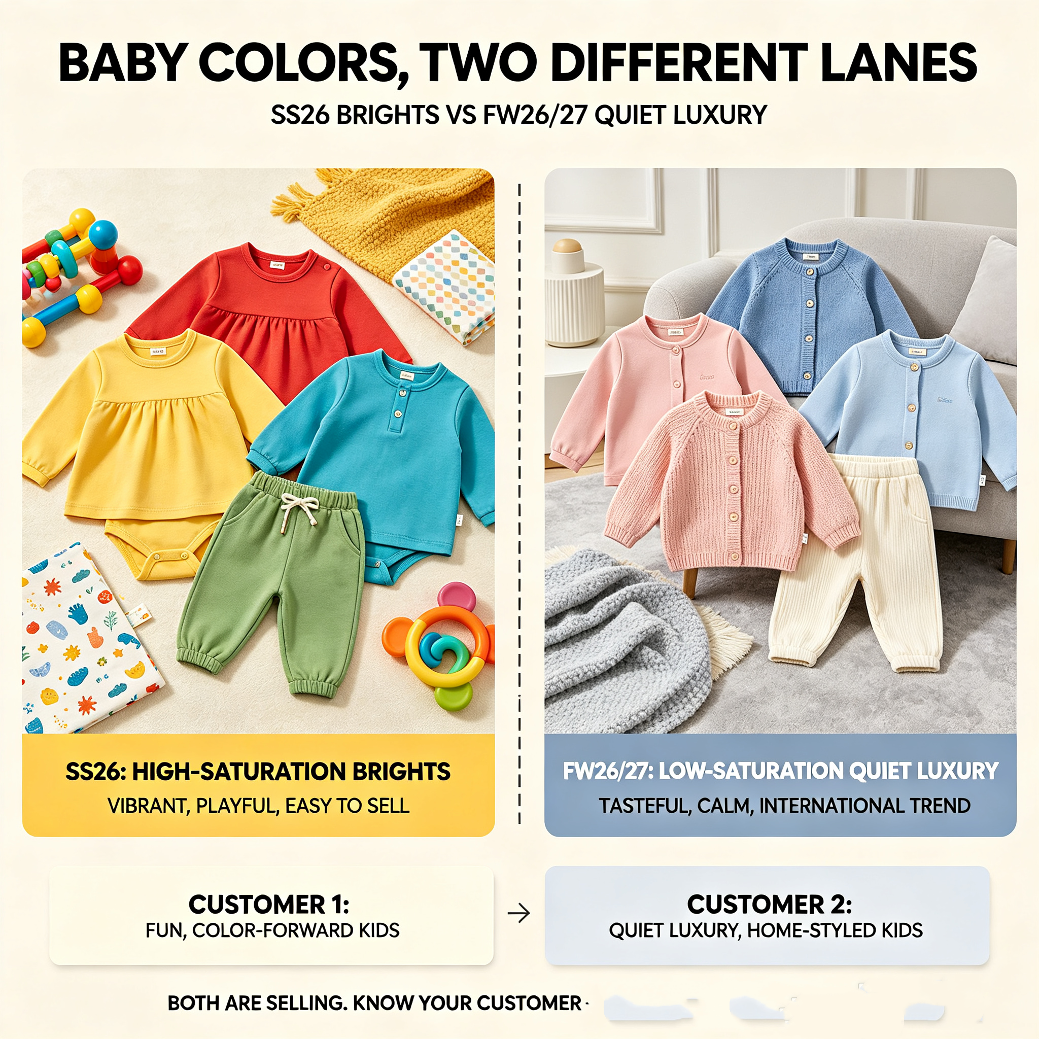 Baby Clothing Colors Are Splitting in Two
