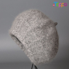 Winter Block Fuzzy Women's Vintage Knit Beret Thick Warm Fleece Lined Ear Flaps Beanie 