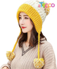 Wholesale Winter Sherpa Knit Beanie Hat Fleece Lined Ear Flaps