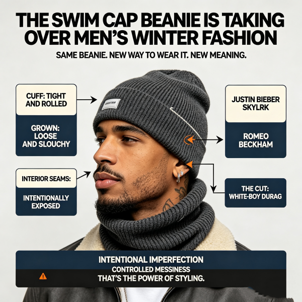 The 'Swim Cap Beanie' Styling Trend