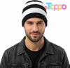 Hot Sale Unisex Striped Knit Beanie Hat
