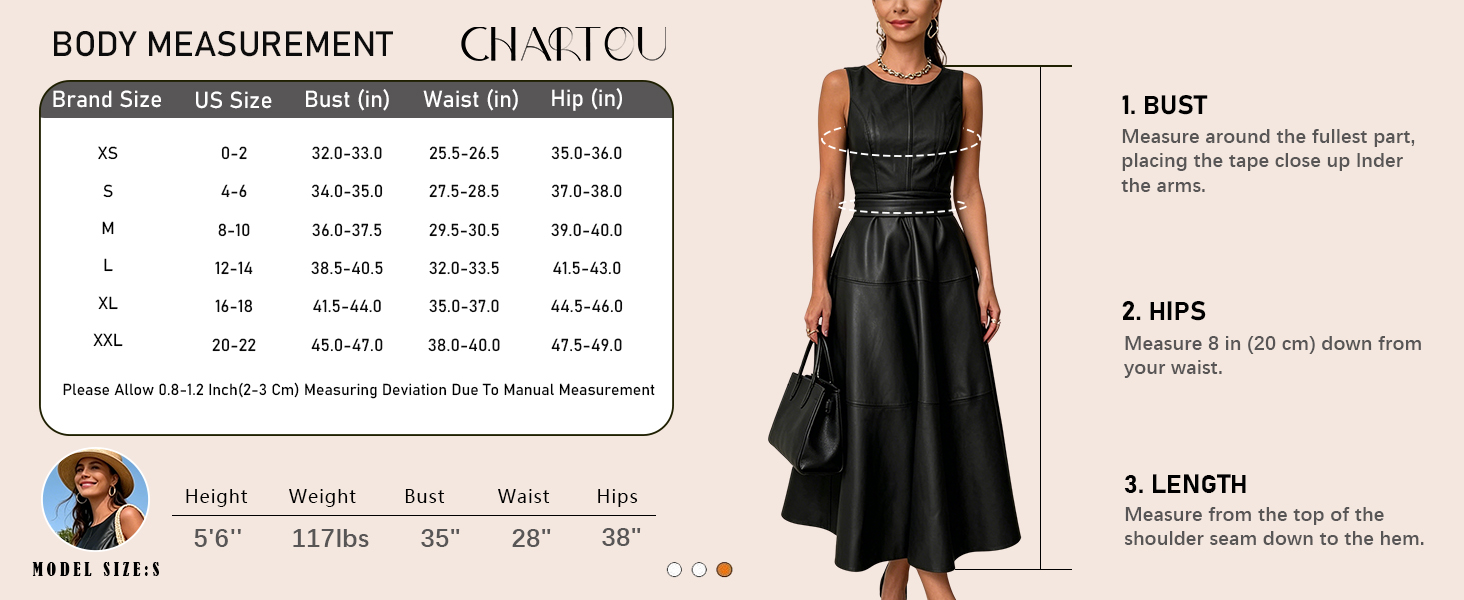 Sleeveless Faux Leather A-Line Midi Dress