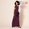 Custom Solid Women's Short-Sleeve Maxi Dress