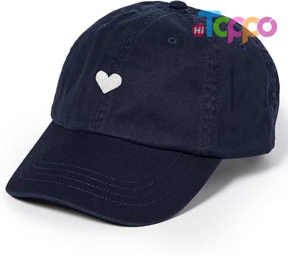 High Embroidered Washed Cotton Women's Baseball Hat