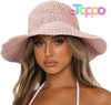 Summer Wide Brim Foldable Travel Straw Hat Sun Beach Hat for Women
