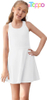 Girls Sleeveless Tennis Athletic Golf Racerback Dress
