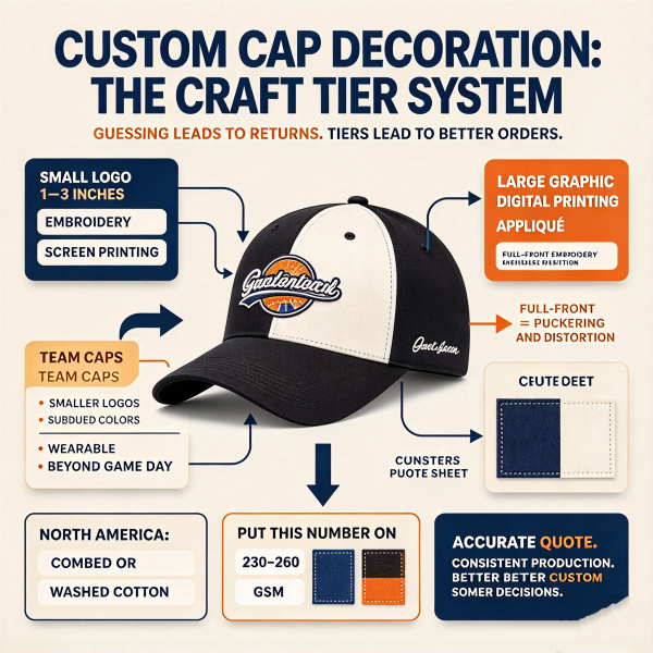 The Craft Tier System for Custom Baseball Caps