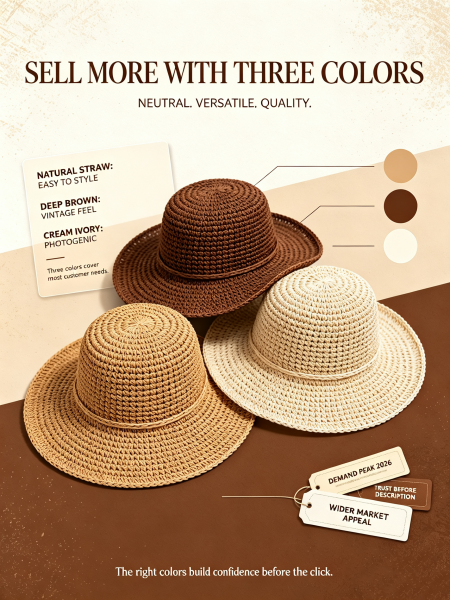 Natural, Brown, Cream: The 2026 Straw Hat Palett