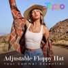  UPF 50+ Foldable Wide Brim Pleneal Beach Sun Staw Hats