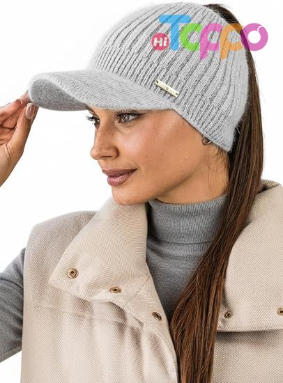 Hot Sale Winter Wool Knit Hat with Brim
