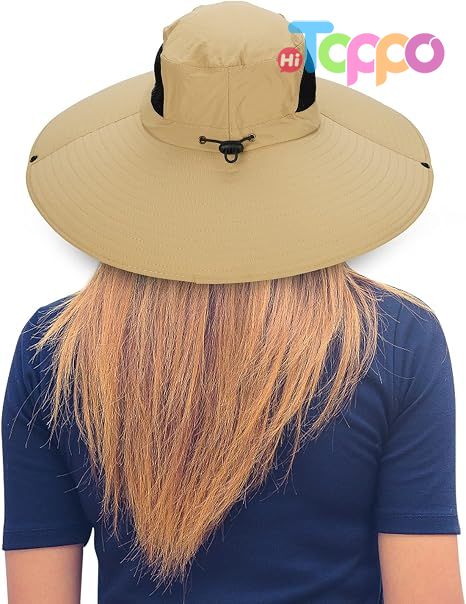 Hot Sale Women Super Wide Brim Sun Hat UPF50+ Waterproof Bucket Hat