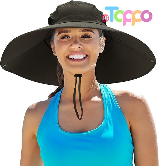 Hot Sale Women Super Wide Brim Sun Hat UPF50+ Waterproof Bucket Hat