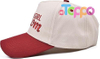 Vintage Two-Tone Women's Baseball Cap with Mama Hat 