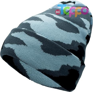 Unisex Knit Soft Warm Cuffed Beanie Hat Winter Camo Hats 