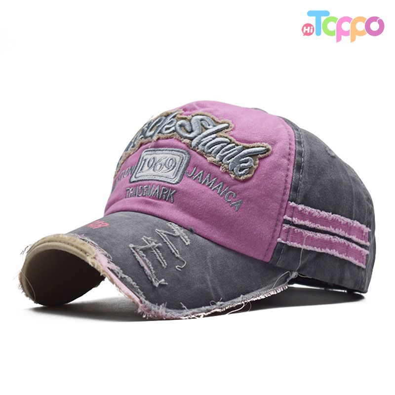 Retro Embroidered Adjustable Baseball Cap 