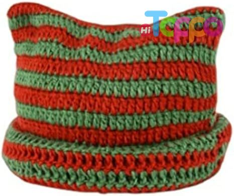 Hot Sale Fox Cat Beanie Vintage Grunge Accessories Slouchy Crochet Beanies
