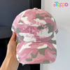 Casual Wear Unisex Letter Camouflage Baseball Cap Breathable Lightweight Snapback Hat 