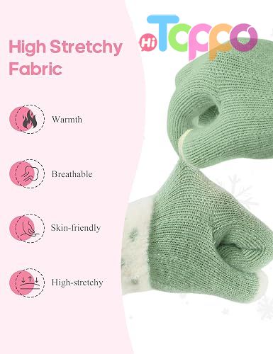 Wholesale Full Finger Stretchy Knitted Gloves Soft Warm Winter Gloves 6 Pairs of Set