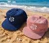 Hawaiian Beach Corduroy Flat Brim Snapback Caps