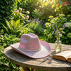 Glitter Western Cowboy Hat for Women And Girls