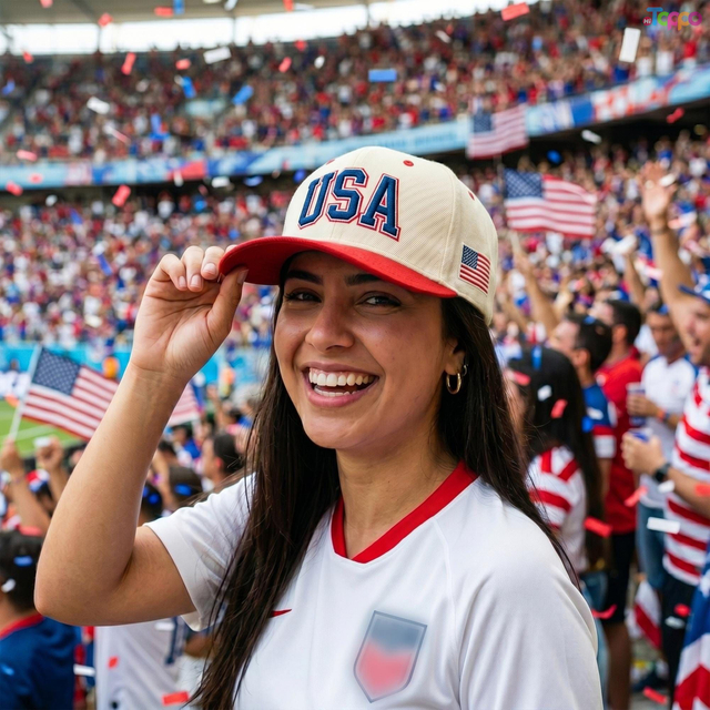 USA Embroidered Baseball Hats for Independence Day & Sports Events