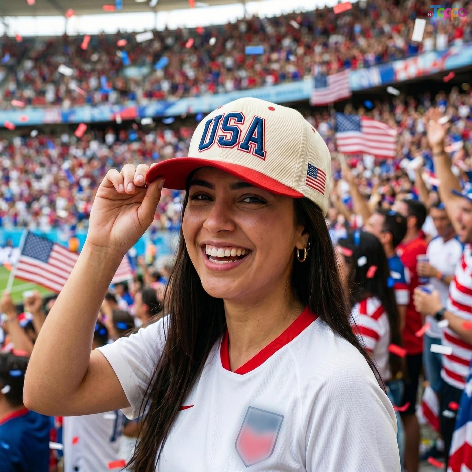 USA Embroidered Baseball Hats for Independence Day & Sports Events