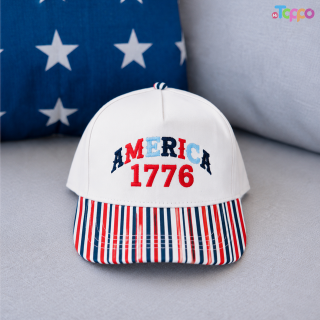 USA Independence Day Trucker Hat Freedom Embroidered Hats