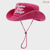  Custom Logo Design 3D Embroidery Outdoor Cowboy Bucket Hat