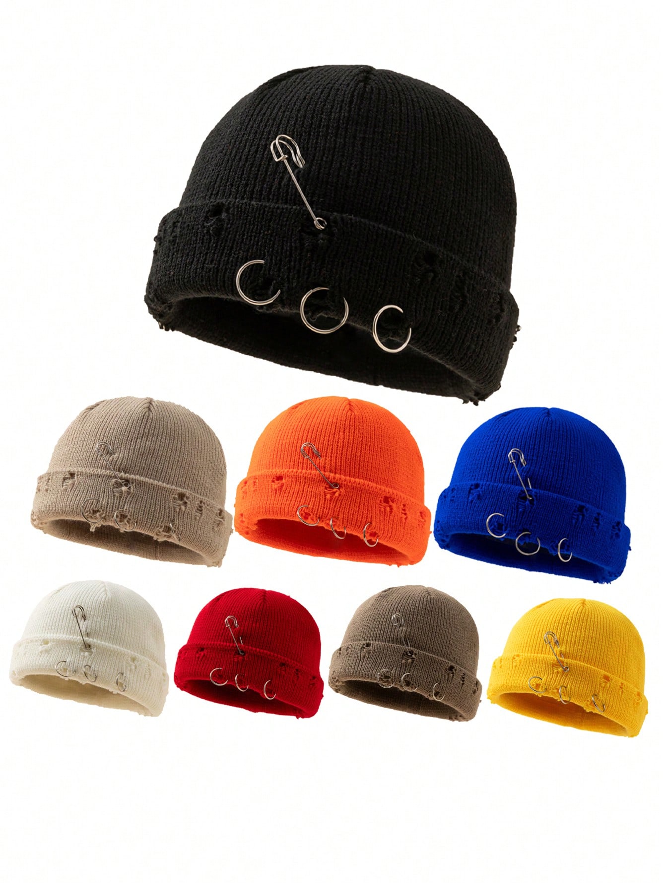 1pc_Mens_Solid_Color_Metal_Ring_Knit_Beanie_Hat_Minimalist_Fashion_Versatile_Warm_Knit_Cap_For_Outdoor_Autumn_Winter_Daily_Wear_Fall_OutfitBeachHoliday_main_0.webp