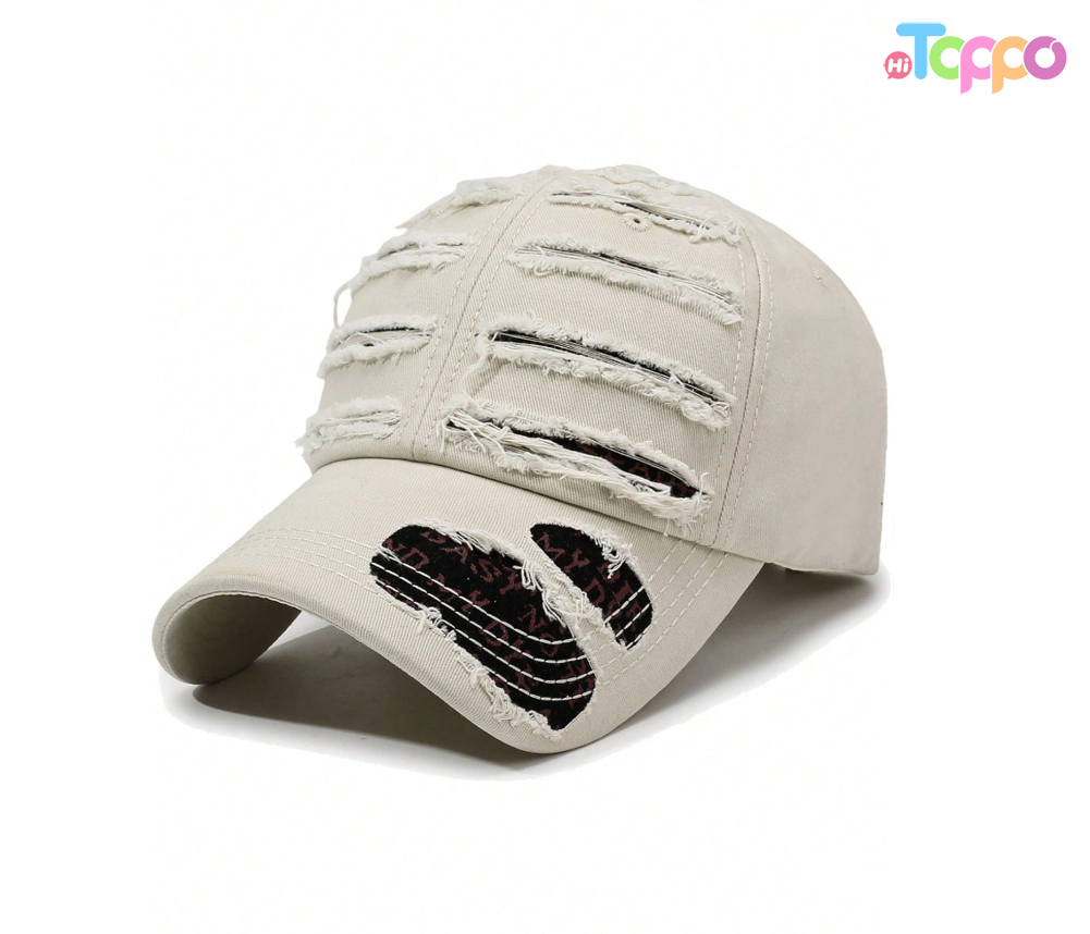 Hot Sale Adjustable Brim Outdoor Unisex Vintage Letter Print Sun Hat 