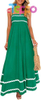  Casual Women's Summer Spaghetti Strap Boho Maxi Dress