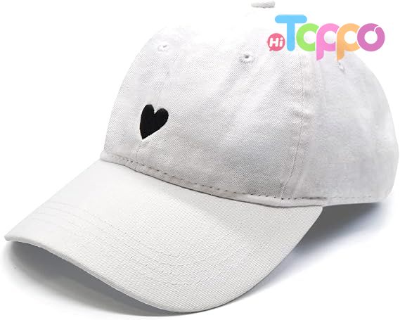 High Embroidered Washed Cotton Women's Baseball Hat