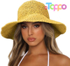 Summer Wide Brim Foldable Travel Straw Hat Sun Beach Hat for Women