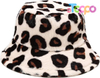 Wholesale Winter Faux Fur Fuzzy Bucket Hat Fluffy Warm Hat 