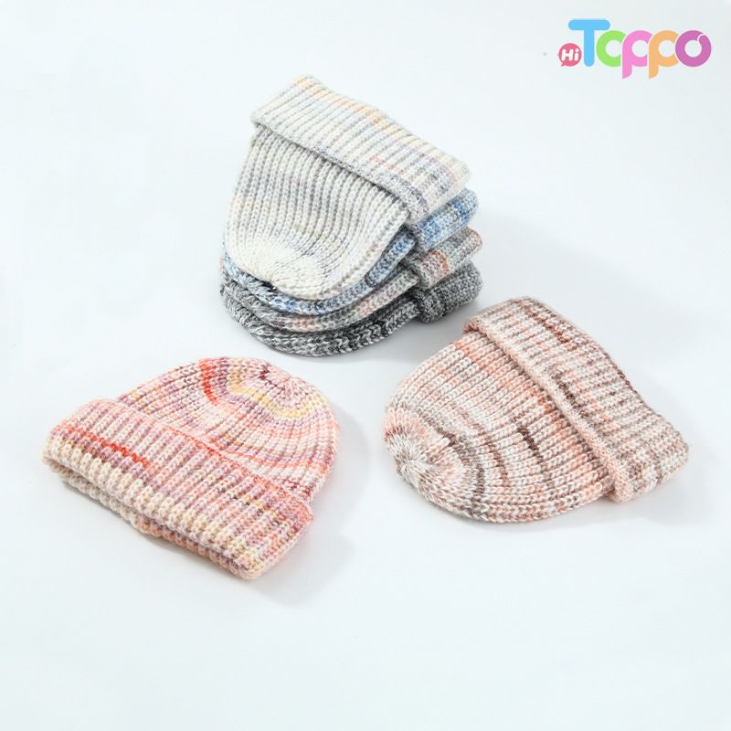 Hot Sale Multicolor Cuffed Winter Beanie Warm Earflap Knit Hat 