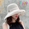 Summer UV Protection Wide Brim Packable Mesh Sun Bucket Hat