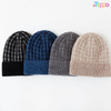 Casual Winter Warm Cuffed Ribbed Skull Cap for Men and Women