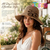 2026 New Crushable Sun Hat with Bow Summer Beach Travel Hat for Women