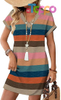  Casual Tshirt Dress Midi Dresses Fashion Beach Vacation Clothes