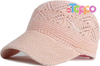 Custom Summer Crochet Breathable Ball Cap Beach Baseball Hats
