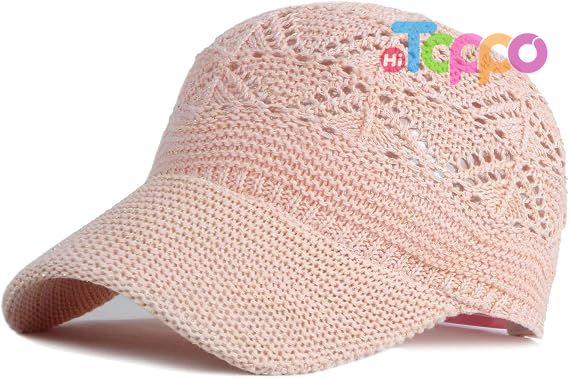 Custom Summer Crochet Breathable Ball Cap Beach Baseball Hats