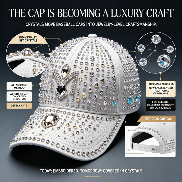 Swarovski Crystals Are Coming for Baseball Caps