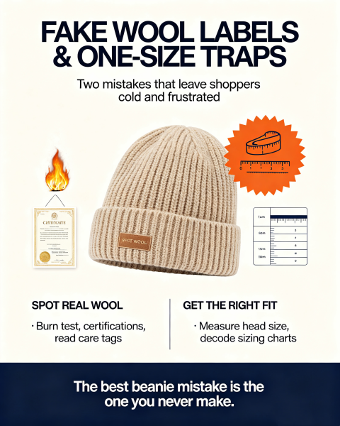Common Beanie Shopping Mistakes, How to Avoid Fake Wool and Bad Sizing?